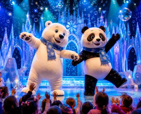 Jégkorszaki medvetánc -Jeges és Panda álom - interaktív gyermekprogram